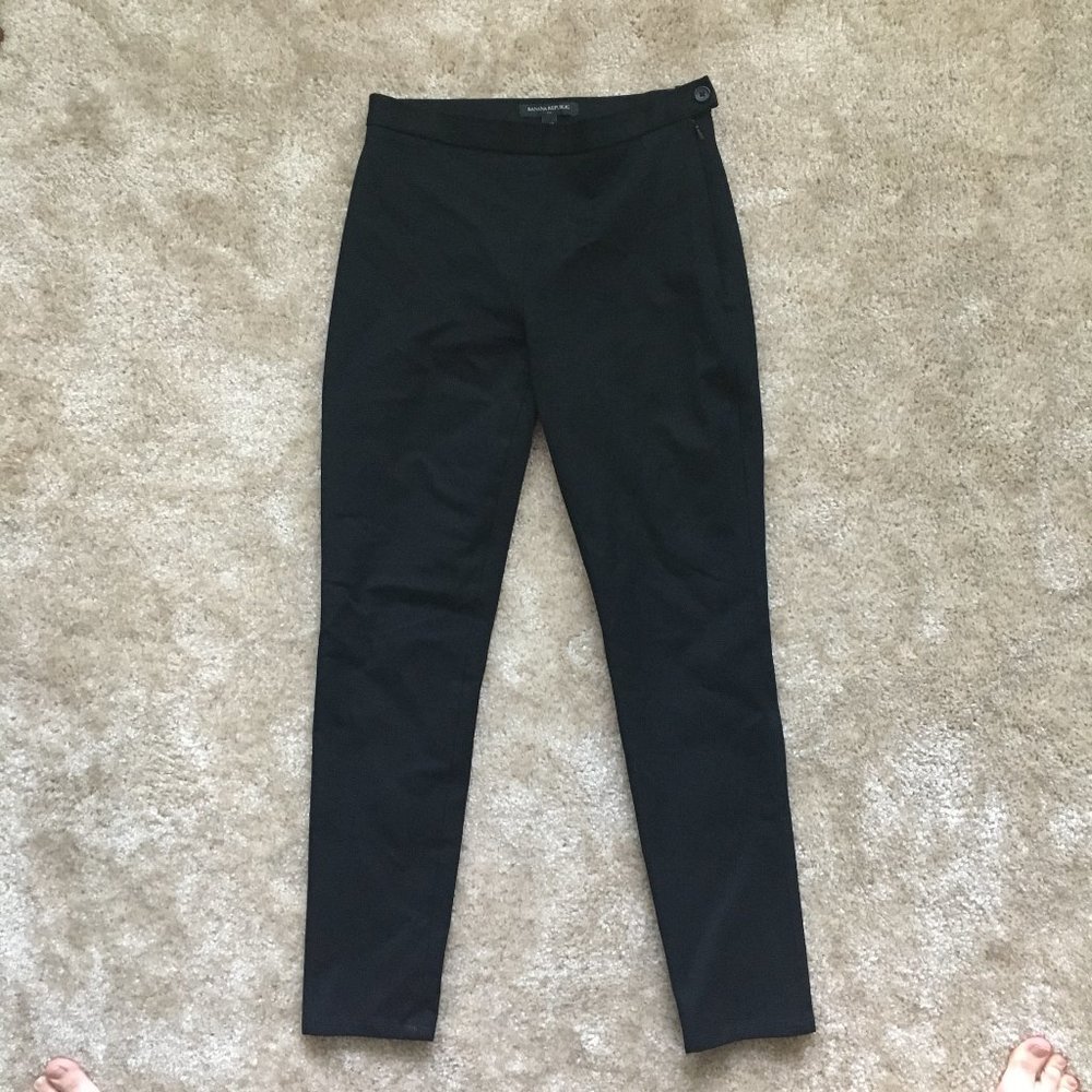 Skinny Black Trousers 2P Banana Republic